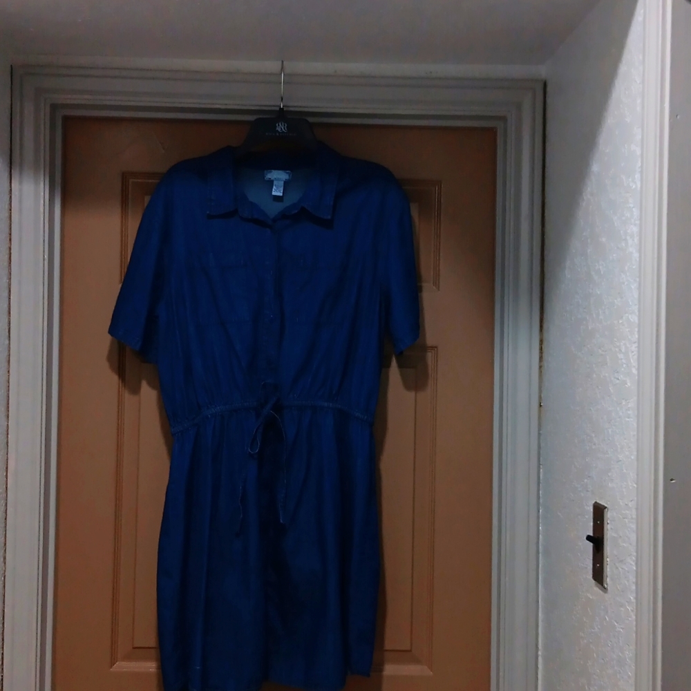 Ladies lightweight denim dress